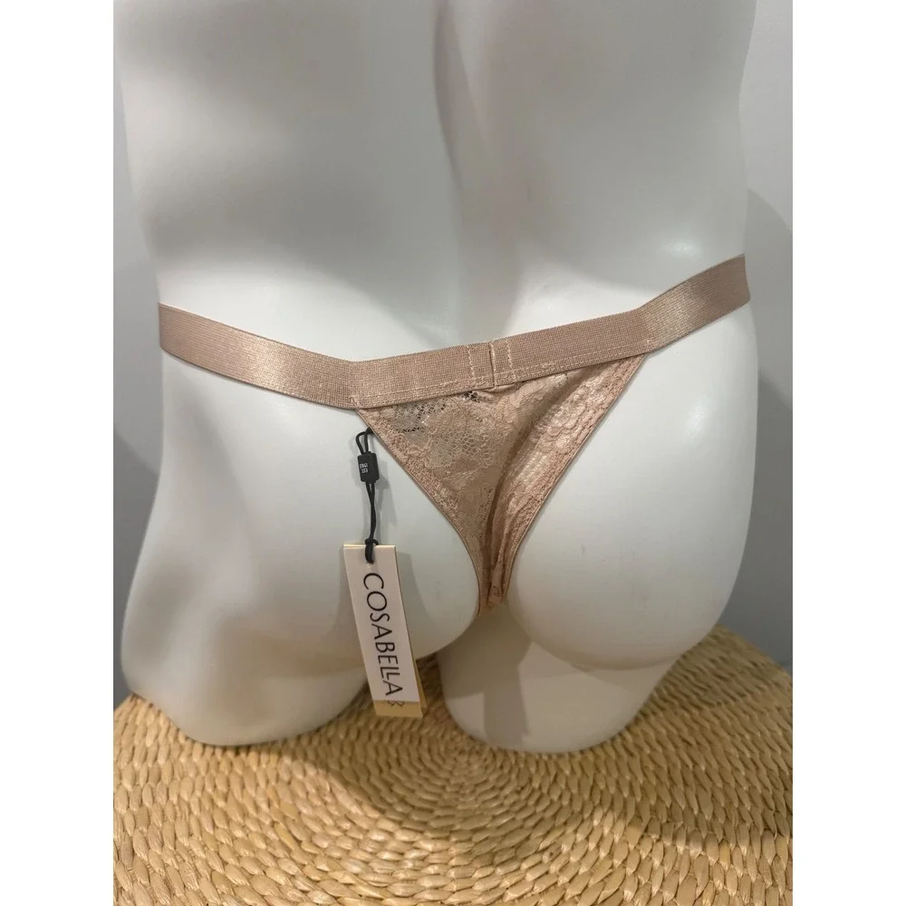Cosabella Never Say Never Italian Lace Thong Sette Men's Size L NWT